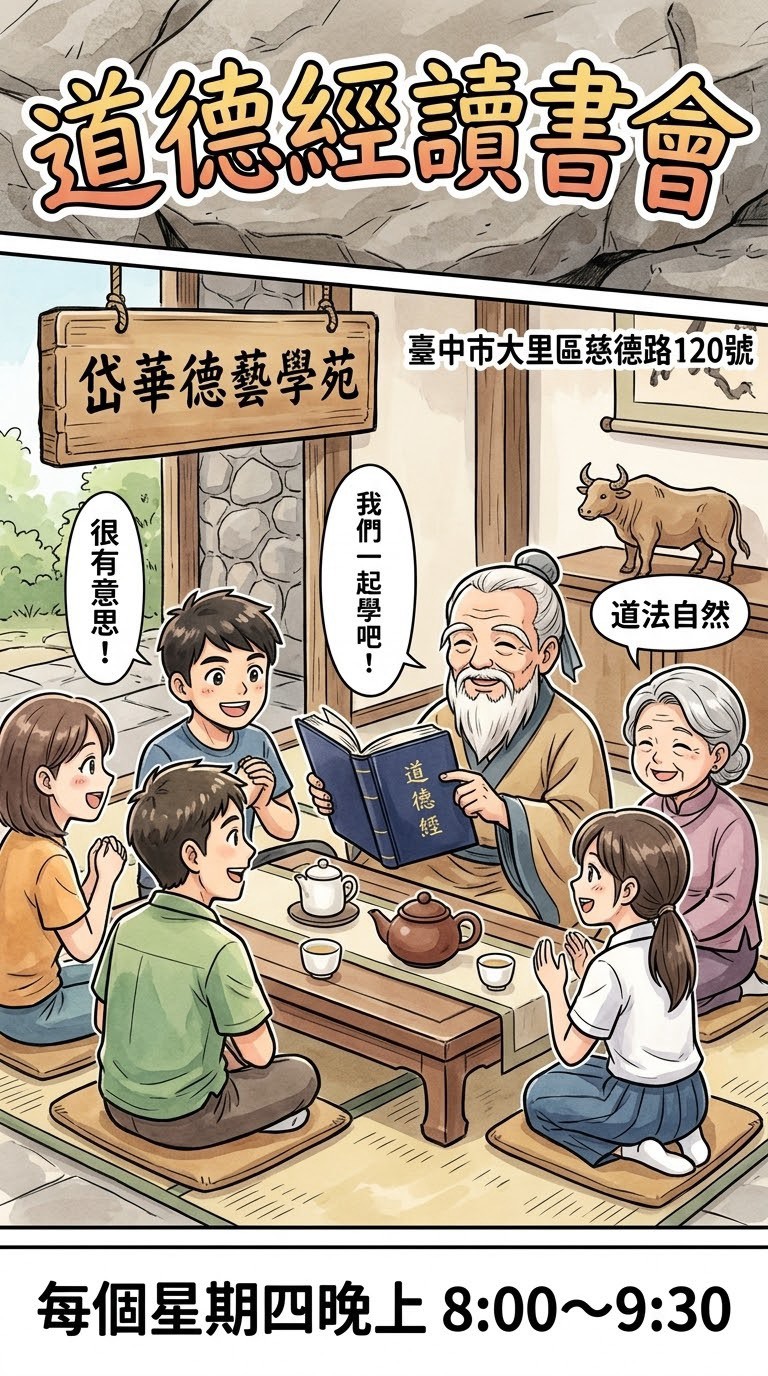 岱華德藝學苑 道德經讀書會